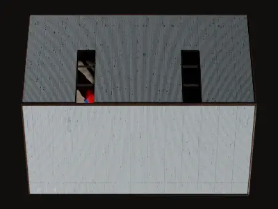 Sanhok Raised Hangar PUBG 3D model