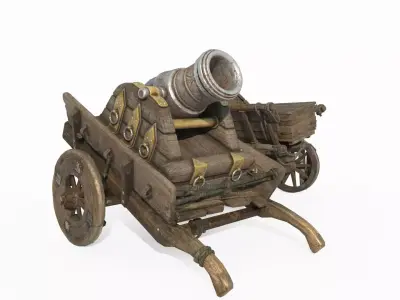 Magical Style Weapon Magic Cannon 3D model