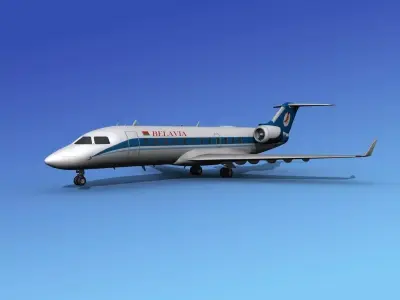Canadair CRJ200 Belavia 3D model