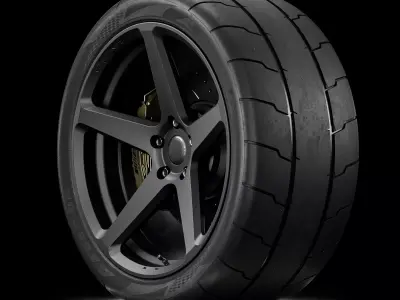 Atturo AZ850DR Tire 3D model