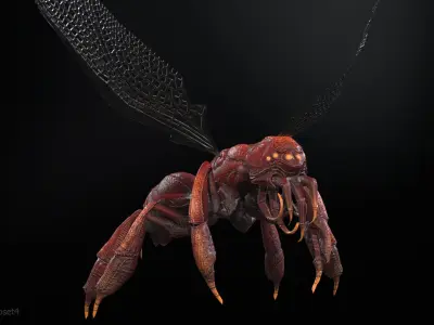SpiderOsa Low-poly 3D model