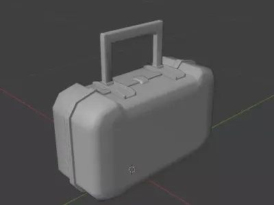 Survival medkit Low-poly 3D model