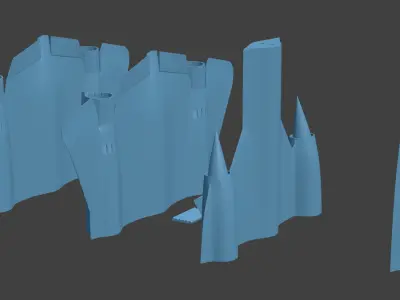 Lockheed D-21 M-21 3D print model