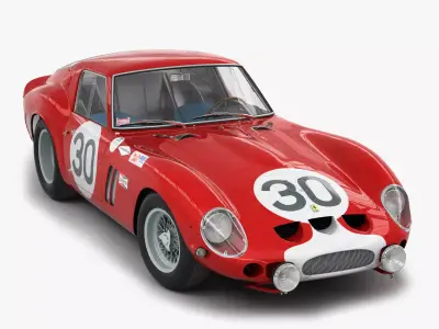 Ferrari 250 GTO - 3223GT - No Engine 3D model