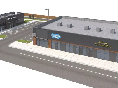 Retail-145 Retail Stores 3D model