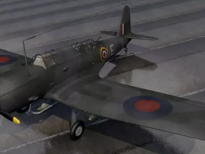 Vought Chesapeake  - RAF 3D model