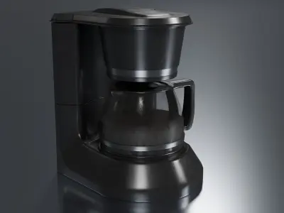Coffee Machine Low-poly 3D model order
