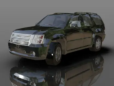 Suv 4x4 3D Model Free - offroad Games Free low-poly 3D model