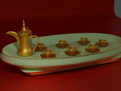  arabic tea pot Free 3D model