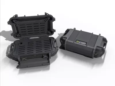 Ruck case Low-poly 3D model