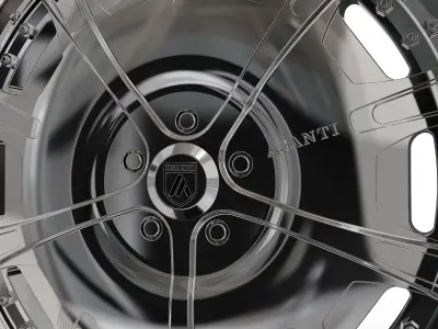 ASANTI AF182 WHEEL 3D MODEL 3D model