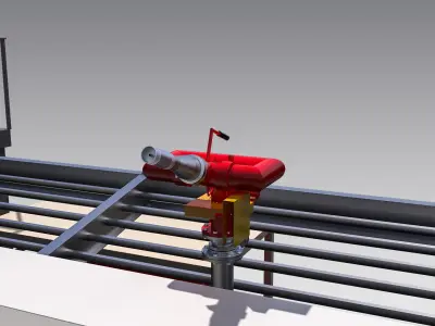 Octagonal Heliport 3D model purchase