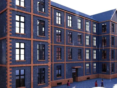 House Building 04 Low-poly 3D model