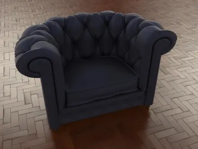 Armchair Frau Free 3D model