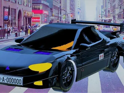 Mitsubishi 3000gt 98 Free 3D model