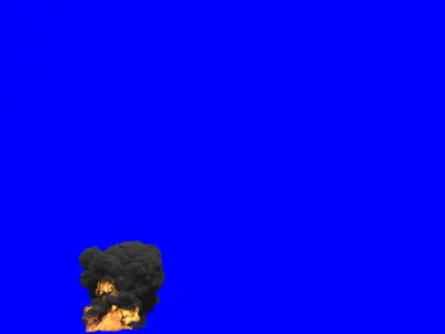 FumeFX Large Scale Smoke and Fire 3D model