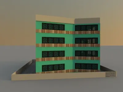 Residential quarters like Building code - 112 Free 3D print model