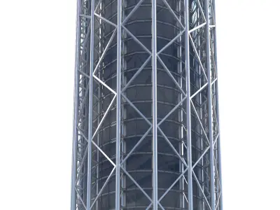 Commercial Building-011 Office Tower 3D model