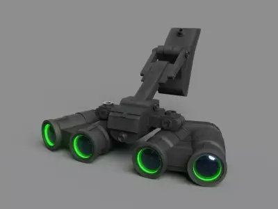 Night Vision Goggles 3d Model Low-poly 3D model