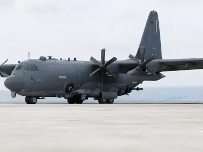  Lockheed Martin AC-130J Ghostrider Gunship 3D model