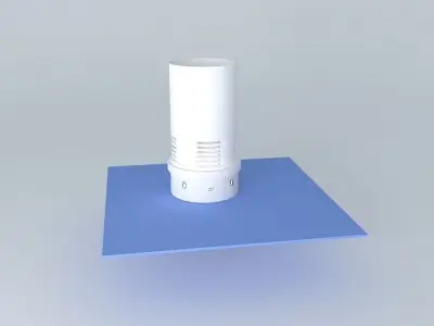 Bell siphon style Affnan With Parts List 3D model