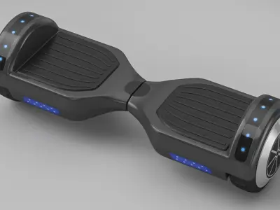 Hoverboard 02 3D model