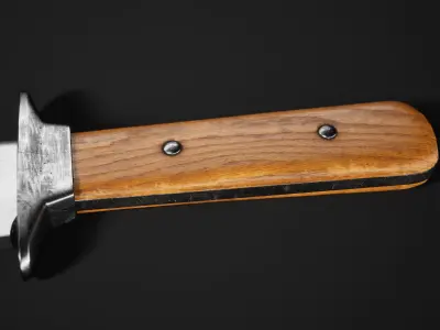 Hunting Knife - Red Dead Redemption 2 Low-poly 3D model