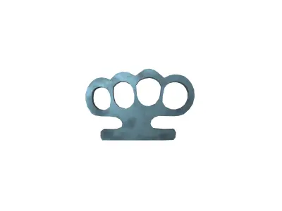 Knuckleduster v1 003 Low-poly 3D model