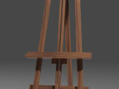 The Duck Adjustable Hardwood Easel by Path Design Free 3D model