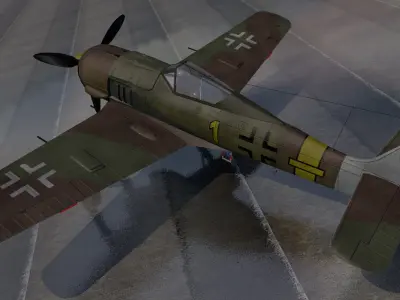 Focke-Wulf Fw-190 A-8 3D model
