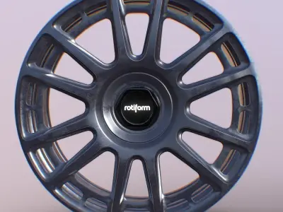 Wheel Rotiform OZR Schwarz Rim 3D model