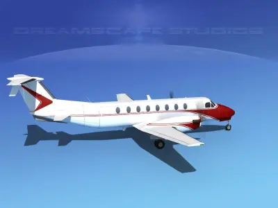 Beechcraft 1900C V14 3D model