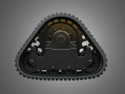 S76 Skid Steer Crawlers 3D model