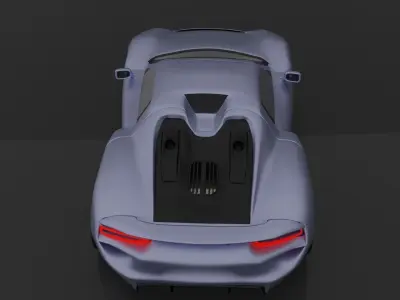 PORSCHE 918 Free 3D model