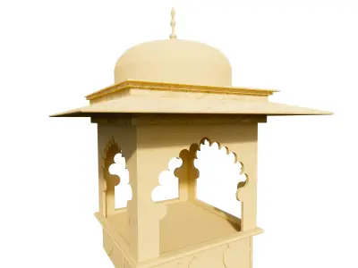 indian chatri made in sketchup 3D model