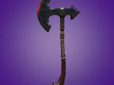 GAMEAREADY ASSET - Medieval Axe PBR Low-poly 3D model Low-poly 3D model