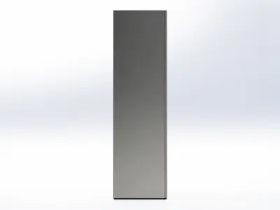 Suporte de Pasta Fichario Longo Binder Folder Long Support 3D model