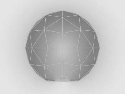 Geodesic Dome Tent 3D model