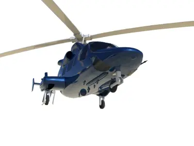 20358 private helicopter 3D model