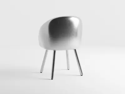 Modern Chair 3D model 5