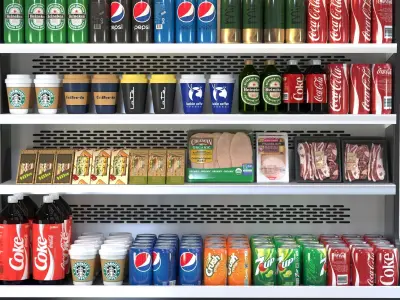 turbo air Commercial Refrigerator No-01 Low-poly 3D model