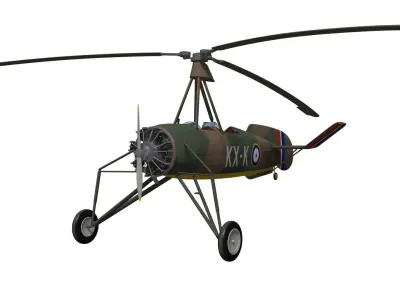 Cierva C30 3D model