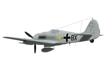 Focke Wulf Fw190 A8 R11 3D model