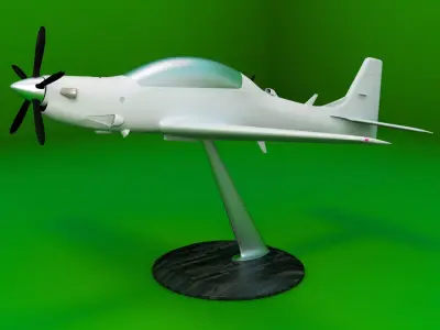 Replica of the A-29 Super Tucano aircraft 3D print model