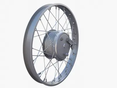 Moped rim 3D model