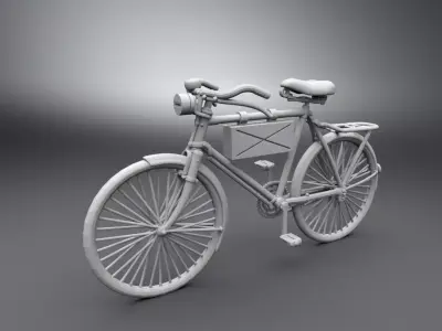 German ww2 scout bike 3D print model
