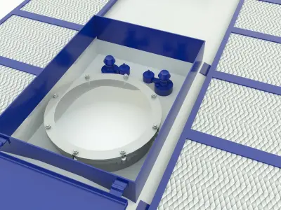 container tank 3d model 3D model