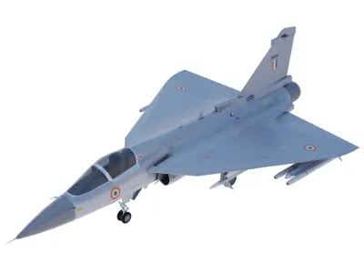 HAL Tejas Low-poly 3D model