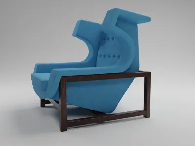 ARMCHAIR VOLTAIRE SERGIO RODRIGUES Free 3D model