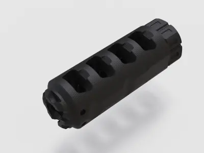 muzzle brake sdpd 3D model